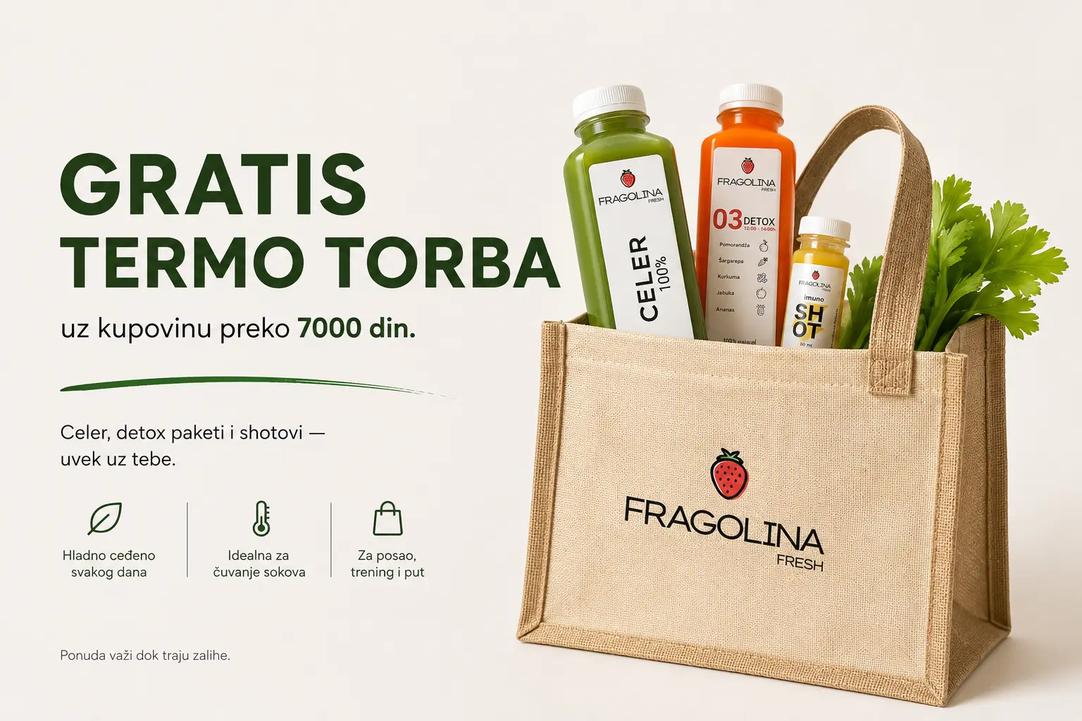 Fragolina akcija - mobilni hero