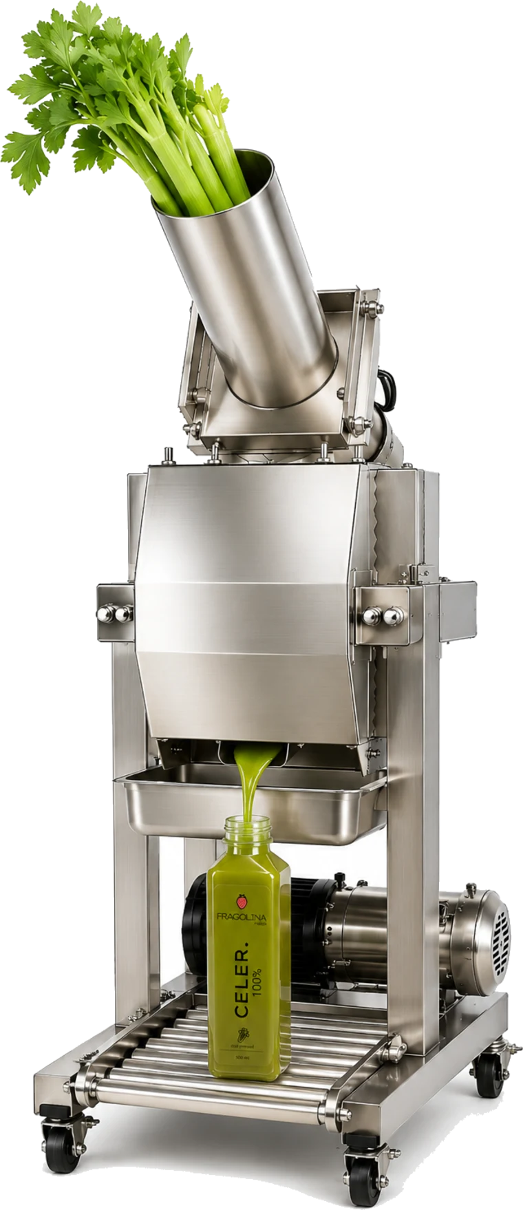 Profesionalna cold-press presa za celer