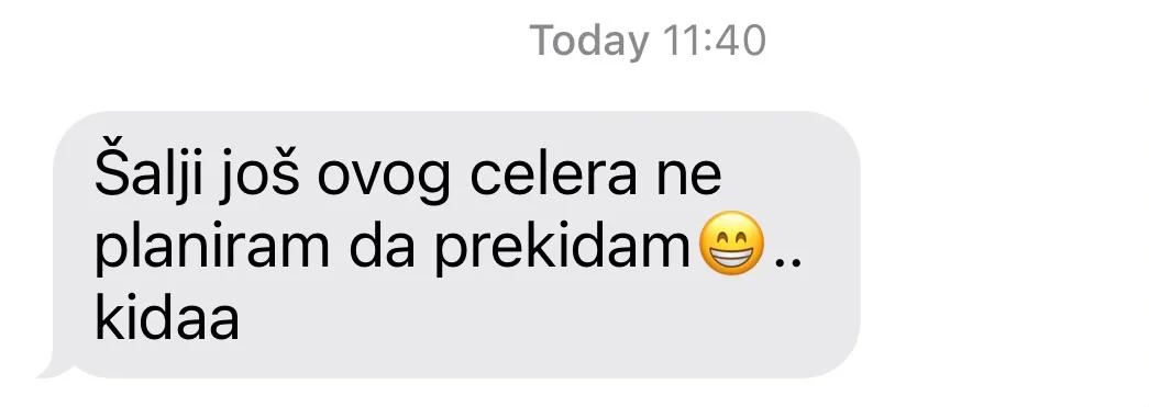 Screenshot recenzije kupca 2